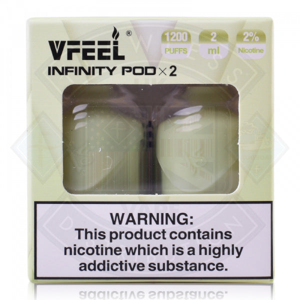 VFEEL Infinity Prefilled Pods 20mg Salt 2 Pack