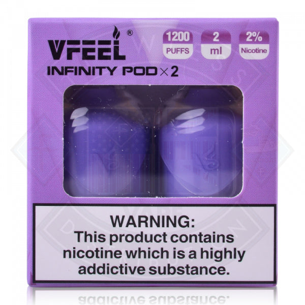 VFEEL Infinity Prefilled Pods 20mg Salt 2 Pack