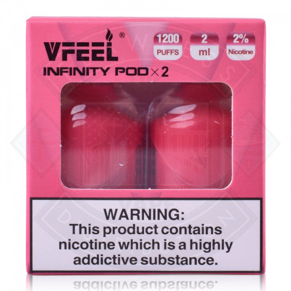 VFEEL Infinity Prefilled Pods 20mg Salt 2 Pack