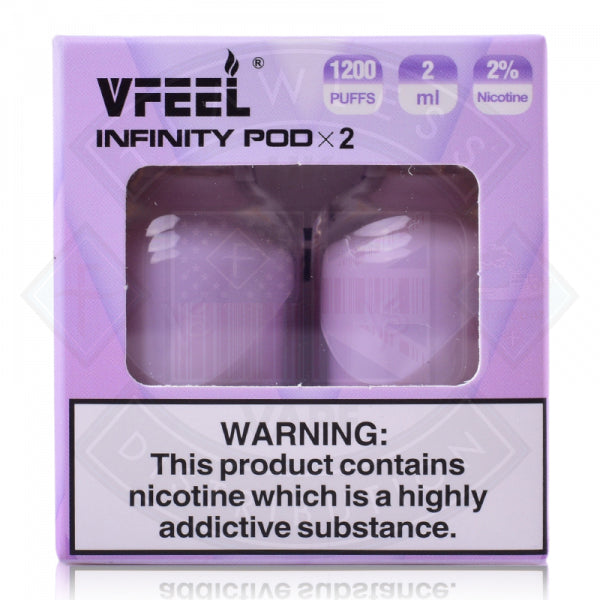 VFEEL Infinity Prefilled Pods 20mg Salt 2 Pack