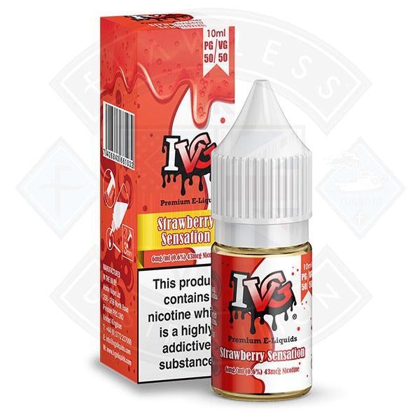 IVG 50:50 Strawberry Sensation TPD Compliant e-liquid