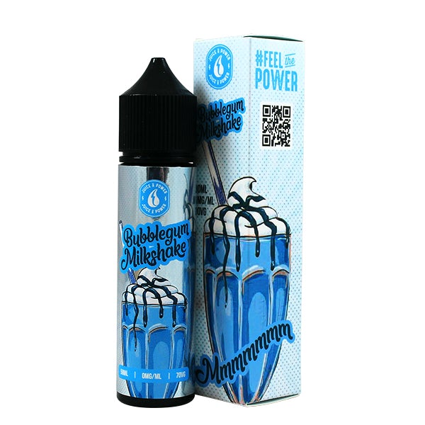 Juice N' Power Bubblegum Milkshake 50ml 0mg Shortfill