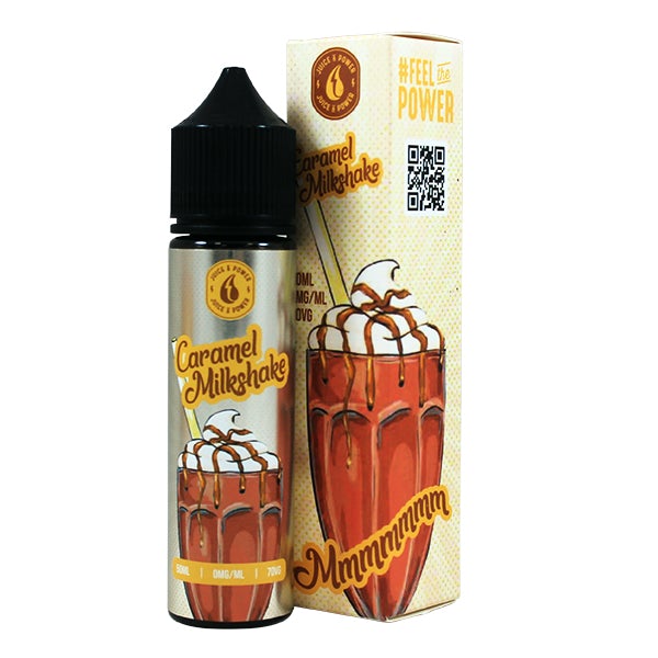 Juice N' Power Caramel Milkshake 50ml 0mg Shortfill