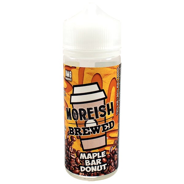 Moreish Brewed Salted Caramel Macchiato 100ml 0mg shortfill e-liquid