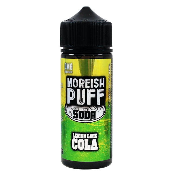 Moreish Puff Soda Lemon Lime Cola 0mg 100ml Shortfill E-liquid
