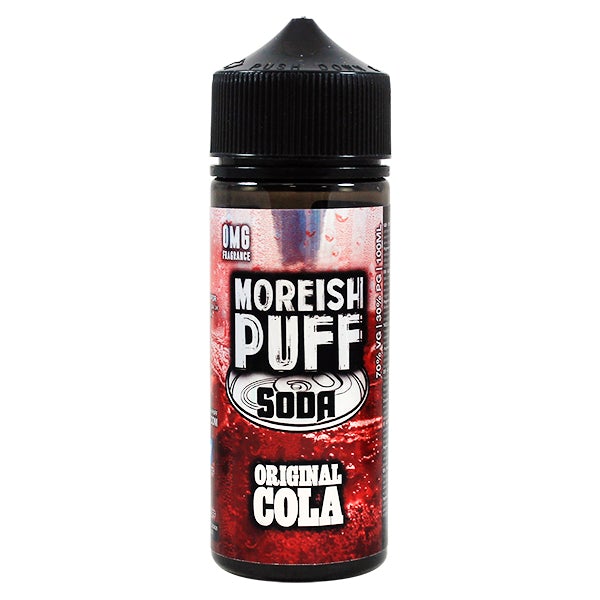 Moreish Puff Soda Original Cola 0mg 100ml Shortfill E-liquid