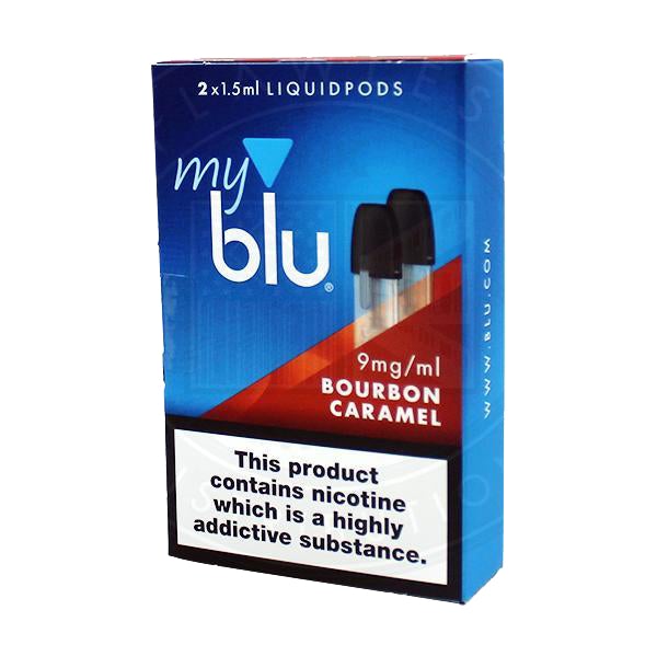 My Blu Liquid Bourbon Caramel PODS 1.5ml 2packs