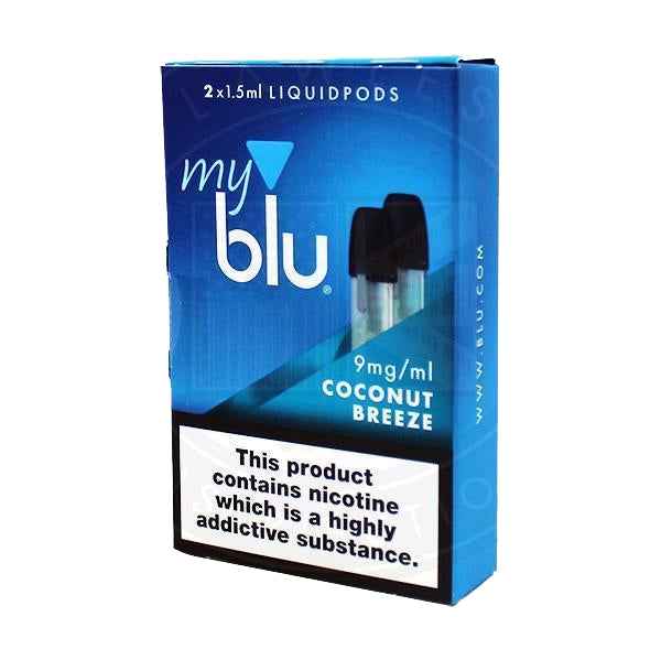 My Blu Liquid Coconut Breeze PODS 1.5ml 2packs