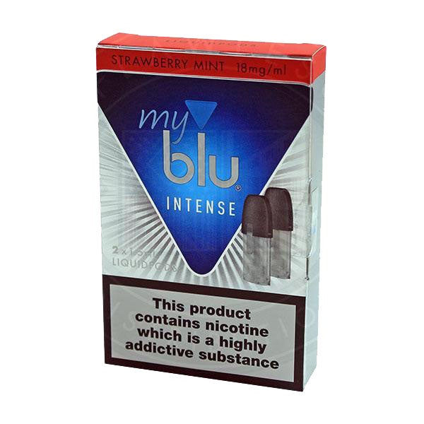 My BLU Intense Liquid Strawberry Mint PODS 1.5ml 2packs
