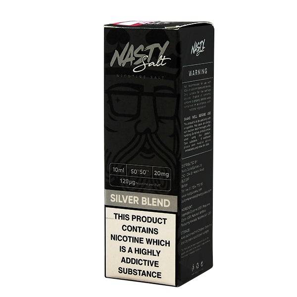 Nasty Juice Nasty Salt Silver Blend 20mg 10ml e-liquid