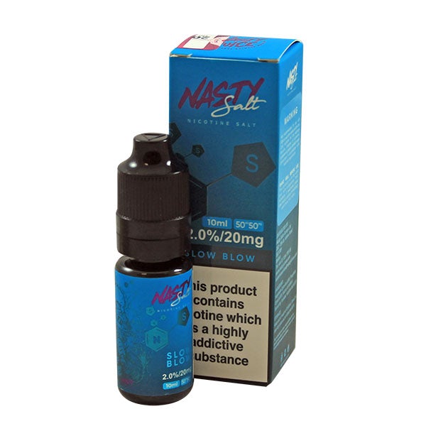 Nasty Juice Nasty Salt Slow Blow E liquid 20mg 10ml