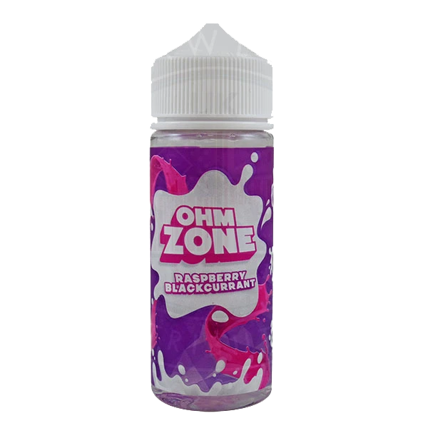 Ohm Zone Raspberry Blackcurrant 0mg 100ml Shortfill
