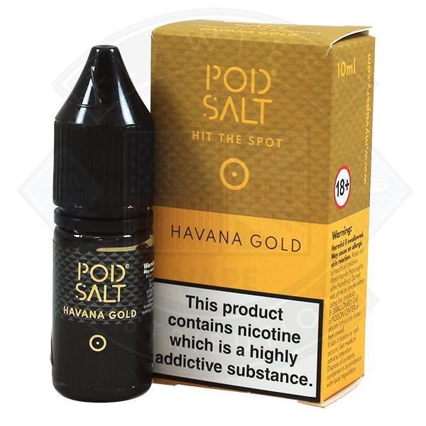 My Vapery Pod Salt Havana Gold Nic Salt 20mg 10ml E-Liquid