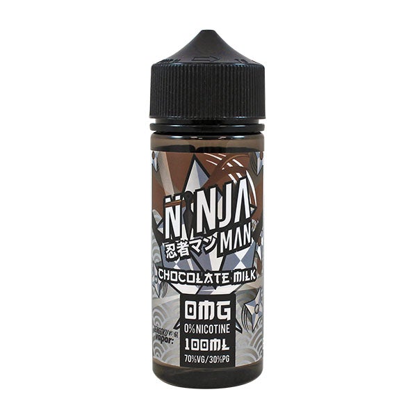 Ninja Man Chocolate Milk 0mg 100ml Shortfill E-Liquid