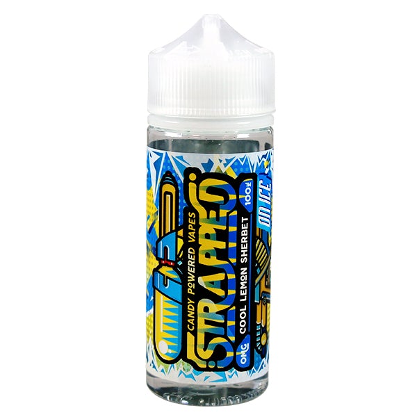 Strapped Candy Powered - Cool Lemon Sherbet on Ice 0mg 100ml Shortfill