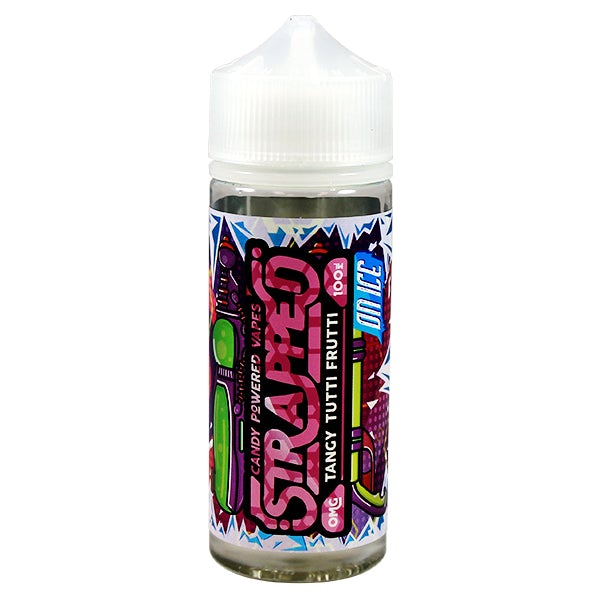 Strapped Candy Powered - Tangy Tutti Frutti on Ice 0mg 100ml Shortfill