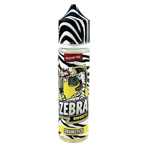 Zebra Sweetz - Drumstick 0mg 50ml Shortfill